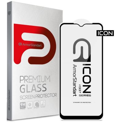 Стекло защитное Armorstandart Icon Xiaomi Redmi A1 / A1+ / Poco C50 Black (ARM62812)