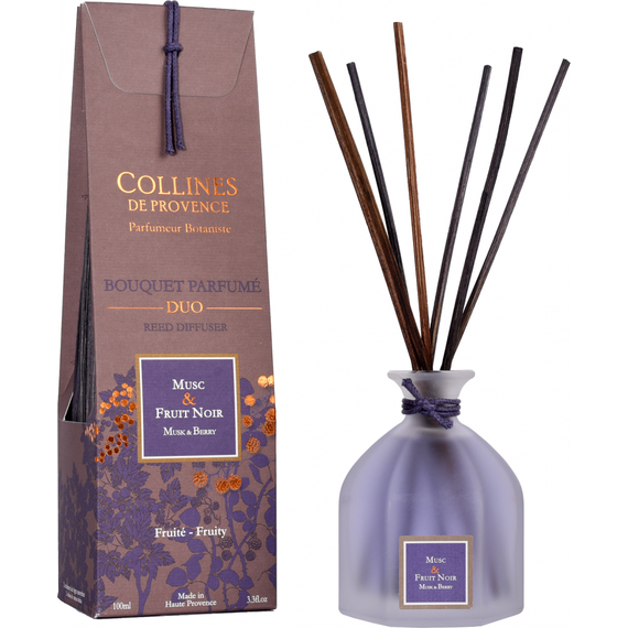 Musk & Berry (Мускус і Ягоди) аромадифузор Collines de Provence, 100 мл