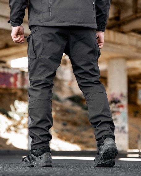 Міські тактичні штани MAXIMUS софтшел darck grey ПП7987 | Зображення 7