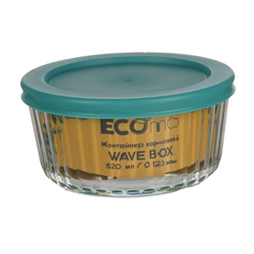 Контейнер для харчових продуктів 520мл круглий Wave Box ECOMO