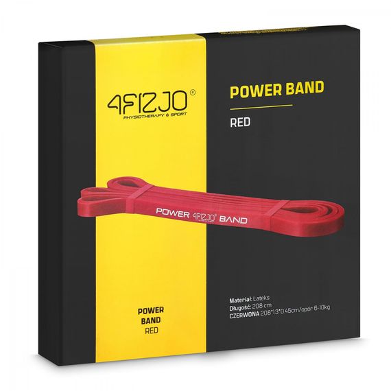 Еспандер-петля (резинка для фітнесу і спорту) 4FIZJO Power Band 13 мм 6-10 кг 4FJ1059 (P-5907222931059) | Зображення 1