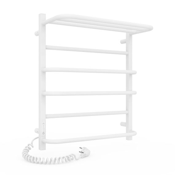 Електрична рушникосушарка Laris Зебра Комфорт ЧФ6 500 х 600 Е з полицею (підкл. зліва) R3