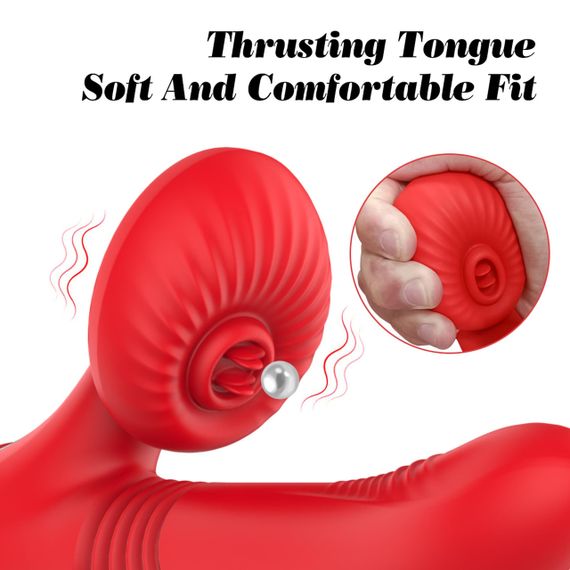 Вибратор для двойной стимуляции Silicone Vibrator 7 Powerful Modes Sex Aura | Зображення 7