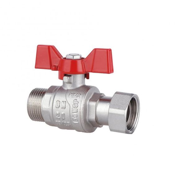 Кран кульовий з накидною гайкою Thermo Alliance Forte 3/4" ВЗ для води прямий SF261W20 | Зображення 2