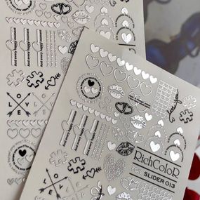 Фольгований слайдер RichColor 013 на водяній основі (6.5x9.5см)