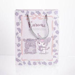 Набір подарункових пакетів з паперу 10 (шт.) Kuromi картонні гарні пакети для подарунків 19×9.5×24.5 (см) Фіолетовий HP-10359-11V