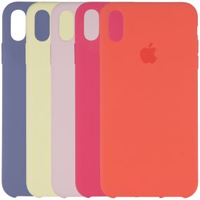 Чохол Silicone case (AAA) для Apple iPhone XS Max (6.5")