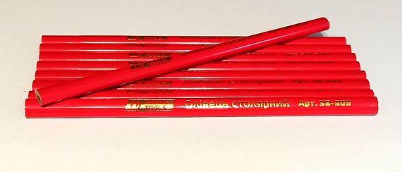 Олівець столярний графітовий 180 мм