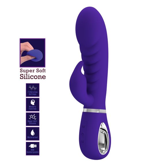 Вібратор PRETTY LOVE PRESCOTT Purple 7 function vibrations Sex Aura | Зображення 6