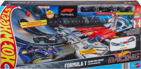 Трек Hot Wheels Гран-при Формула 1 Racing Formula 1 Grand Prix Circuit Track с 3 машинками | Зображення 3
