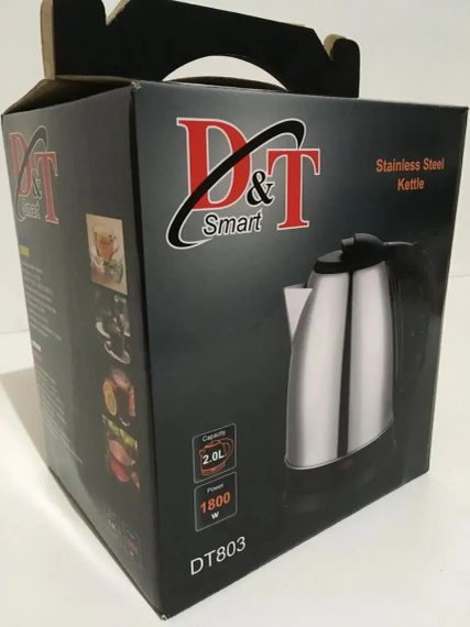 Чайник електричний з нержавіючої сталі DOMOTEC DT-803 | Зображення 1