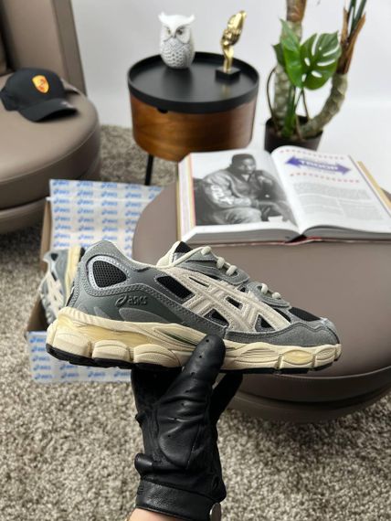 Чоловічі кросівки ASICS Gel-NYC Black Beige Grey весна / осінь A3485 | Зображення 7