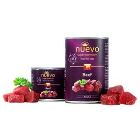 Nuevo Adult Beef 200 г х 6 шт  консерва для кошек (говядина)