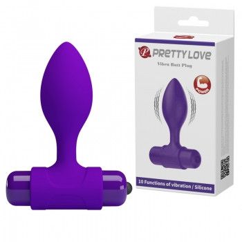 Анальная пробка - Pretty Love Vibra Butt Plug Purple sexstyle