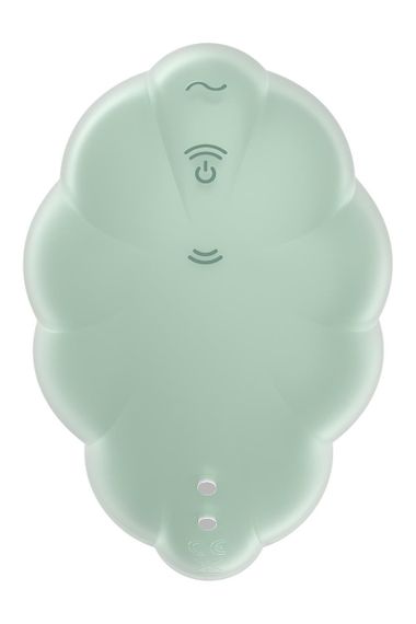 Вакуумний вібратор із дизайном у формі хмари Satisfyer Cloud Dancer м'ятний Sex Aura | Зображення 2