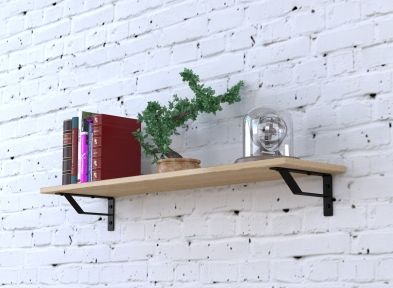 Полка настенная Loft Design PL6-112-16 дуб борас