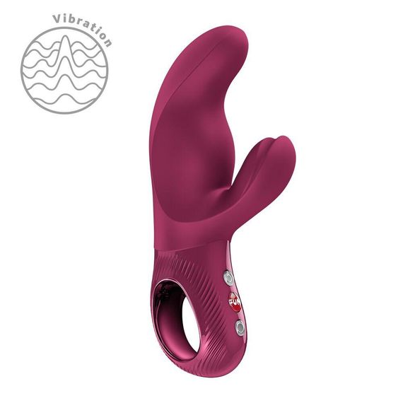 Вибратор-кролик Fun Factory MISS BI Wine Red, 2 независимых мотора, диаметр 4,2 см Sex Aura | Зображення 1