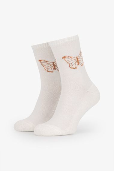 Шкарпетки жіночі ШЖК144-112-1723 Метелик 23-25 Бежевий shop (4823103435946)