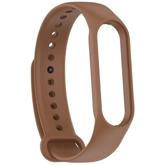 Силиконовый ремешок для Xiaomi Mi Band 7/6/5/4/3 Коричневый / Brown | Зображення 1