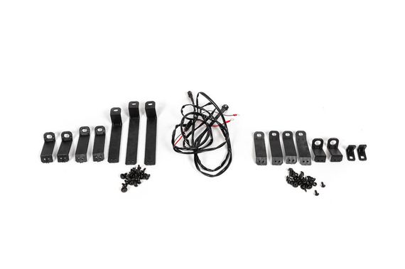 Накладки на передній і задній бампер TRD (2017-) Чорний колір для Toyota Land Cruiser Prado 150 | Зображення 9