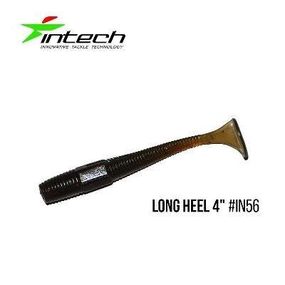 Силиконовая приманка, Съедобный силикон Intech Интеч Long Heel 4"6 шт IN56