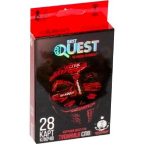 Настольная игра Danko Toys Best Quest. Тайны слов (укр.) (BQ-01-01U)