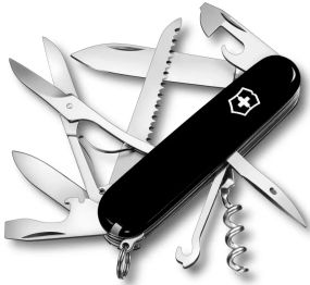 Ніж VICTORINOX 1.3713.3 Swiss Army Huntsman. Чорний