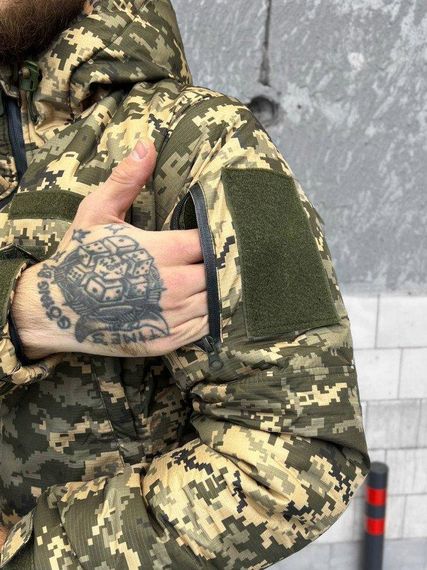 Зимняя тактическая куртка пиксель lieutenant  ВТ6843 | Зображення 4