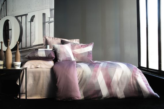 Комплект постільної білизни Issimo Digital Satin 200х220 см Helix Purple | Зображення 2