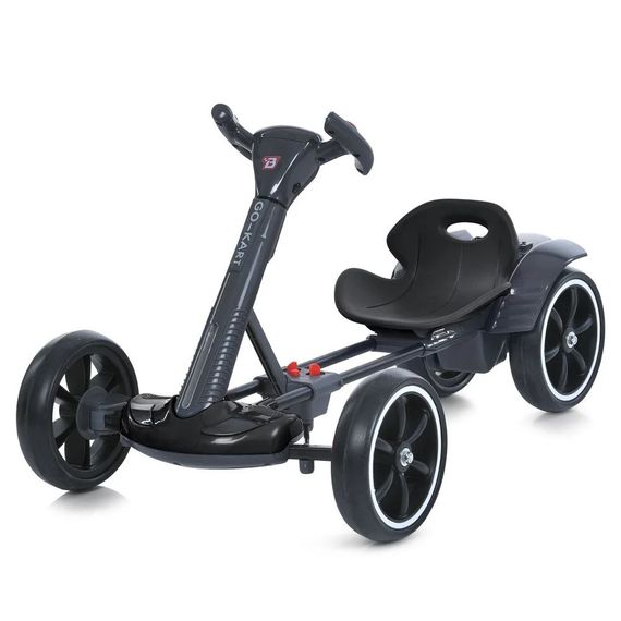 Дитячий електромобіль GO KART F1 з пультом і Bluetooth 390 Вт чорний • Дитячий електрокарт GO KART F1 на акумуляторі з пультом керуванн