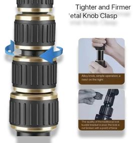 Штатив NeePho NP-688 2в1 з надійною конструкцією для професійної фото- та відеозйомки (46002-NP-688_392)