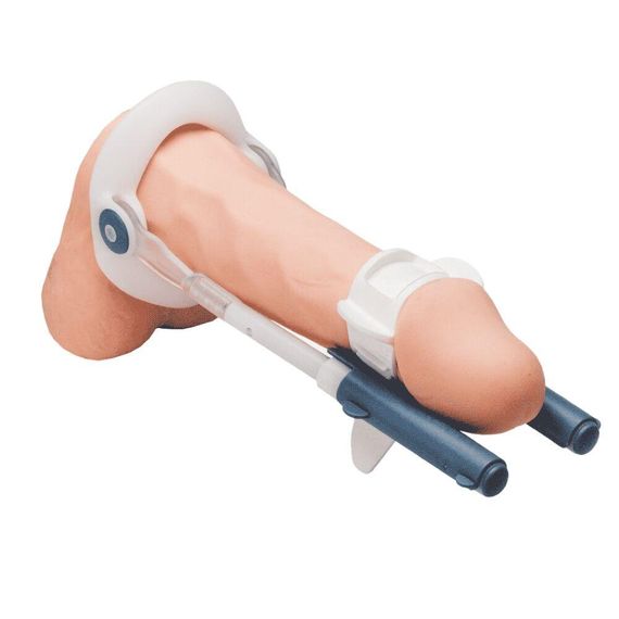 Экстендер для увеличения члена Male Edge Basic, ремешковый, вес всего 65гр, прочный пластик | Зображення 1