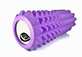 Масажний ролик EasyFit Grid Roller 33 см v.1.2 Фіолетовий (EF-2022-V)