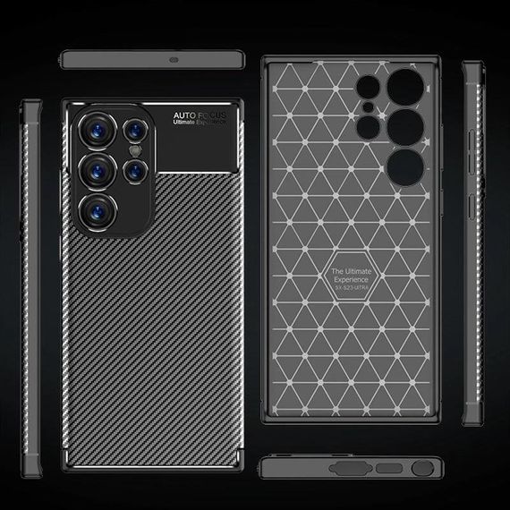Противоударный чехол AF Samsung S23 Ultra чорний