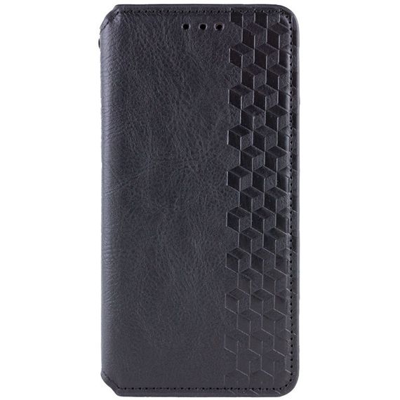 Шкіряний чохол-книжка GETMAN Cubic (PU) для Xiaomi Redmi Note 14 Pro 4G Чорний