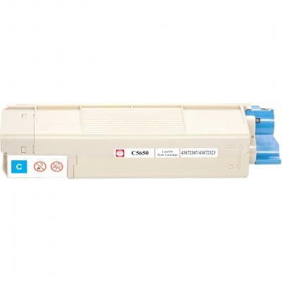 Тонер-картридж BASF OKI C5650/5750 Cyan 43872307/43872323 (KT-C5650C) | Зображення 1