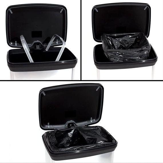 Контейнер для сміття з педаллю Curver (Курвер) Deco bin 50 л (02162-01) Кухня | Зображення 3
