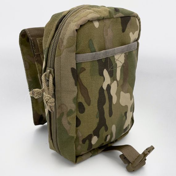 Тактическая армейская аптечка IRR Cordura 500D Мультикам (coyote) утилитарный подсумок, медицинский | Зображення 6