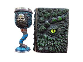 Подарунковий набір Келих 3D Молот Тора Вікінг і Блокнот 3D «Око Лісового Дракона»