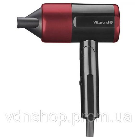 Фен практичний ViLgrand VHD-1815FI 1800Вт, Фен для укладання волосся з функцією іонізації NY-46