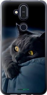 Чохол на Nokia 8.1 Димчастий кіт "825u-1620-2448"