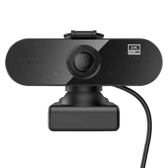 Веб-камера с гарнитурой Borofone BDI04, 1920p, пласт. корпус, Black, Q100 | Зображення 1