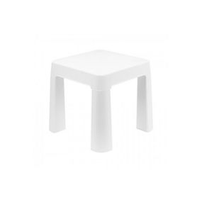 Дитячий табурет 0891TXK білий, до 75 кг 32 х 32 х 28 см