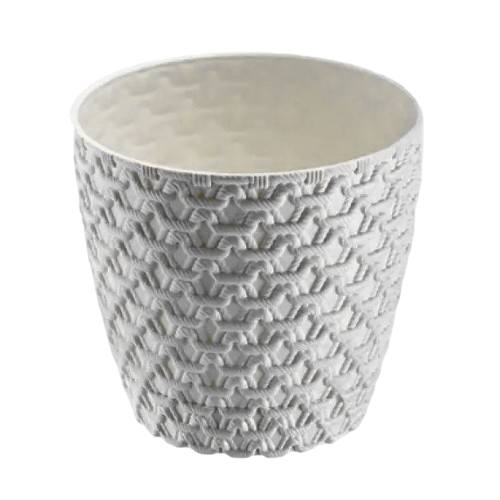 Вазон Плетіння 3л білий ELIF