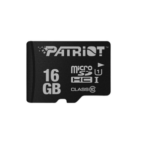 Карта пам'яті microSDHC 16Гб Class 10 (UHS-1) Patriot LX