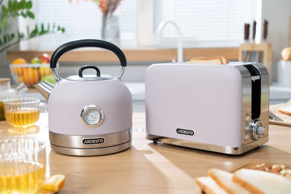 Електрочайник ARDESTO EKL-F500L, 1.7л, метал, мат, Otter, ліловий (EKL-F500L) | Зображення 6