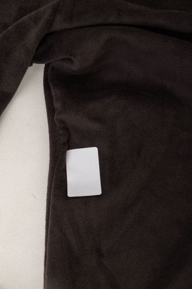 Спортивные штаны велюровые женские на флисе  -уценка, цвет черный, 238R58645-U | Зображення 5