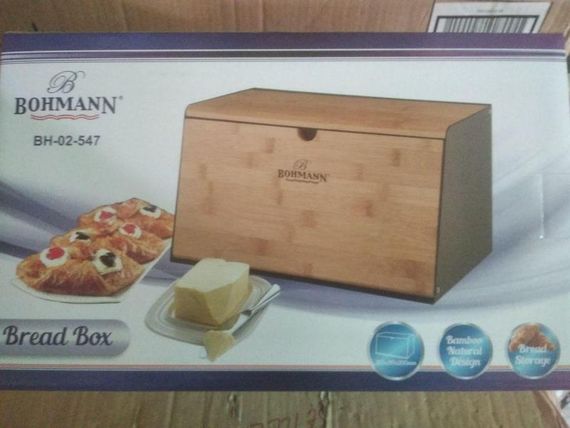 Хлібниця дерев'яна Bohmann BH-02-547 з кришкою | Зображення 3