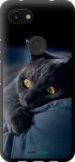 Чохол на Google Pixel 3a Димчастий кіт "825b-1700-2448"
