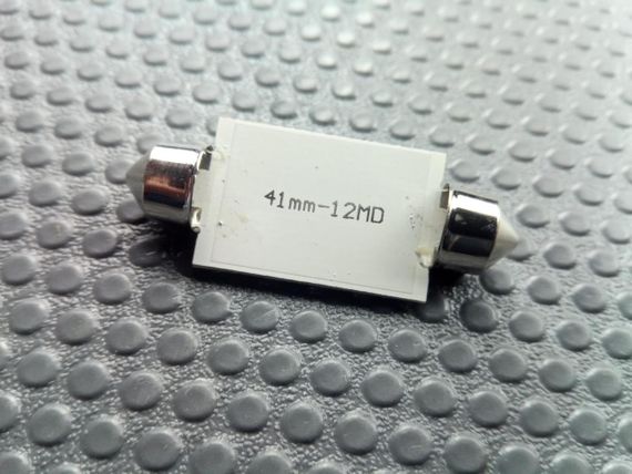 Лампа світлодіод з/ц 12V C5W 41 мм AC COBALT біла | Зображення 2